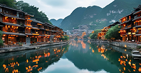 享譽(yù)貴陽-黃果樹-大小七孔-西江千戶苗寨--黔靈山公園雙飛五日